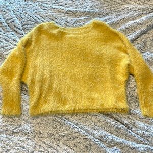 Yellow soft sweater
